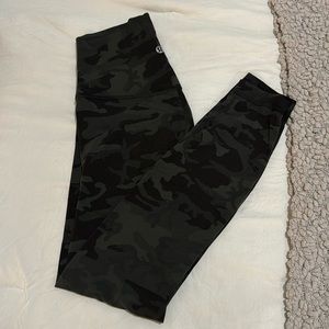 lululemon green camo align leggings